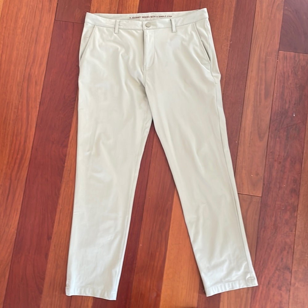 Rhone Commuter Pants — Khaki — 34” waist x 30” inseam